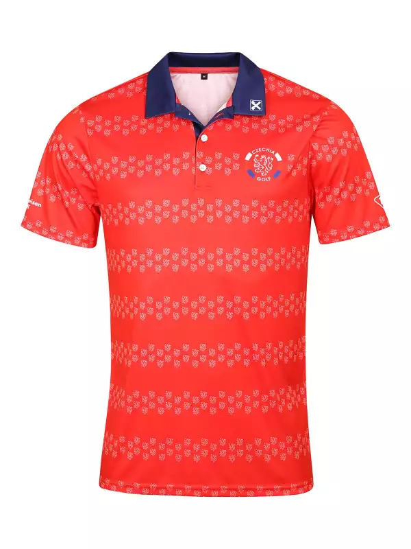 Pánské polo s logem CZECHIA GOLF