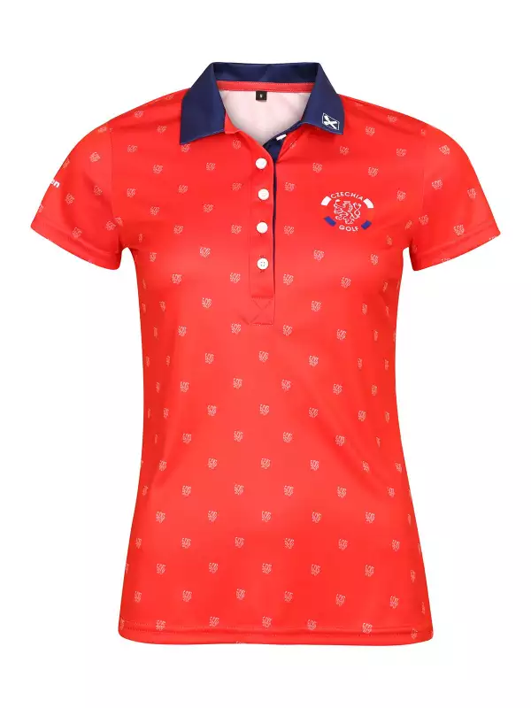 Dámské polo s logem CZECHIA GOLF