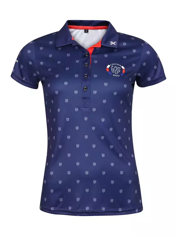 Dámské polo s logem CZECHIA GOLF
